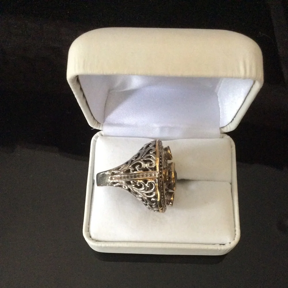 Vintage Costume Cocktail Ring Size 8